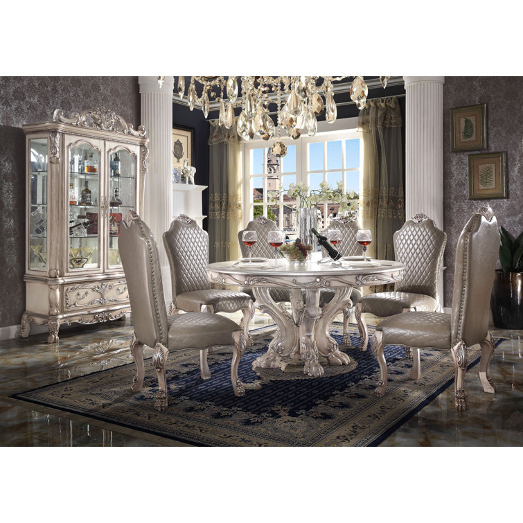 7 piece pedestal on sale dining set